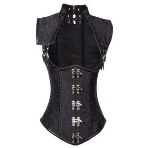 Corset Steampunk Gothic Vest Cincher Baddie Outfits Y2K